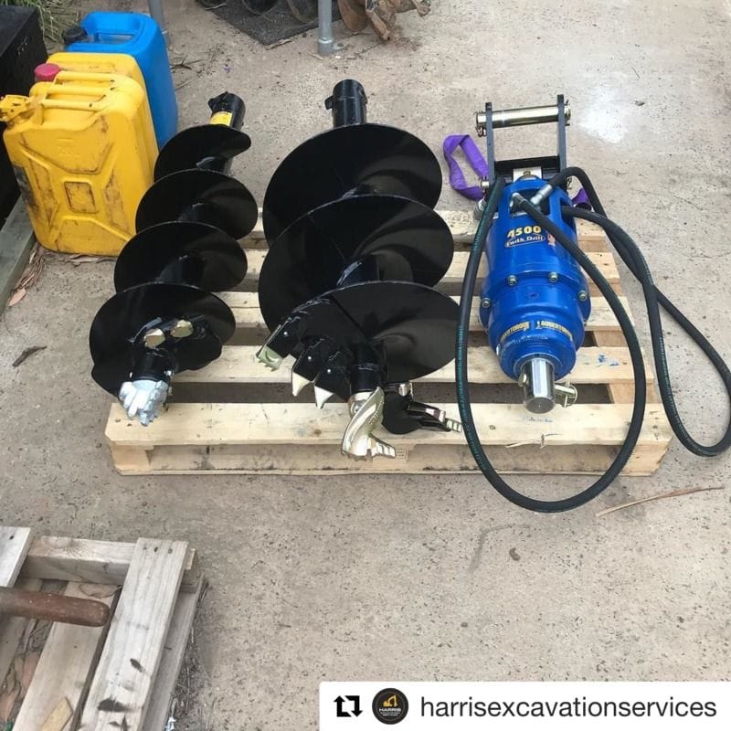 Harris Excavation Services Enjoying Their New Toy Harris Excavation Services Enjoying Their New Toy